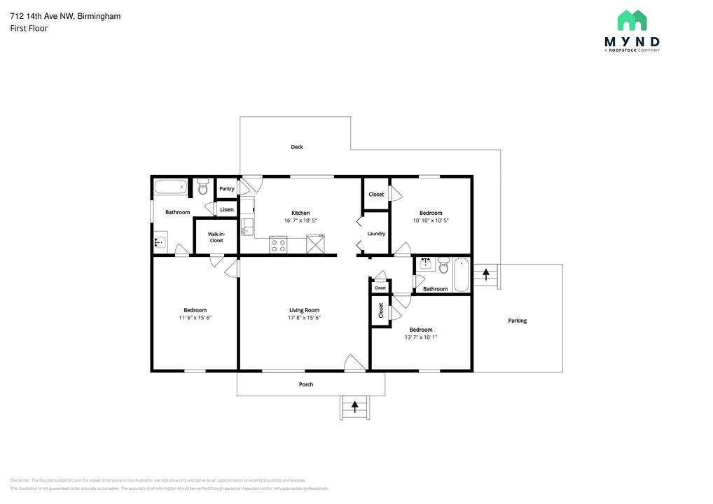 712 14th Ave NW in Center Point, AL - Foto de edificio