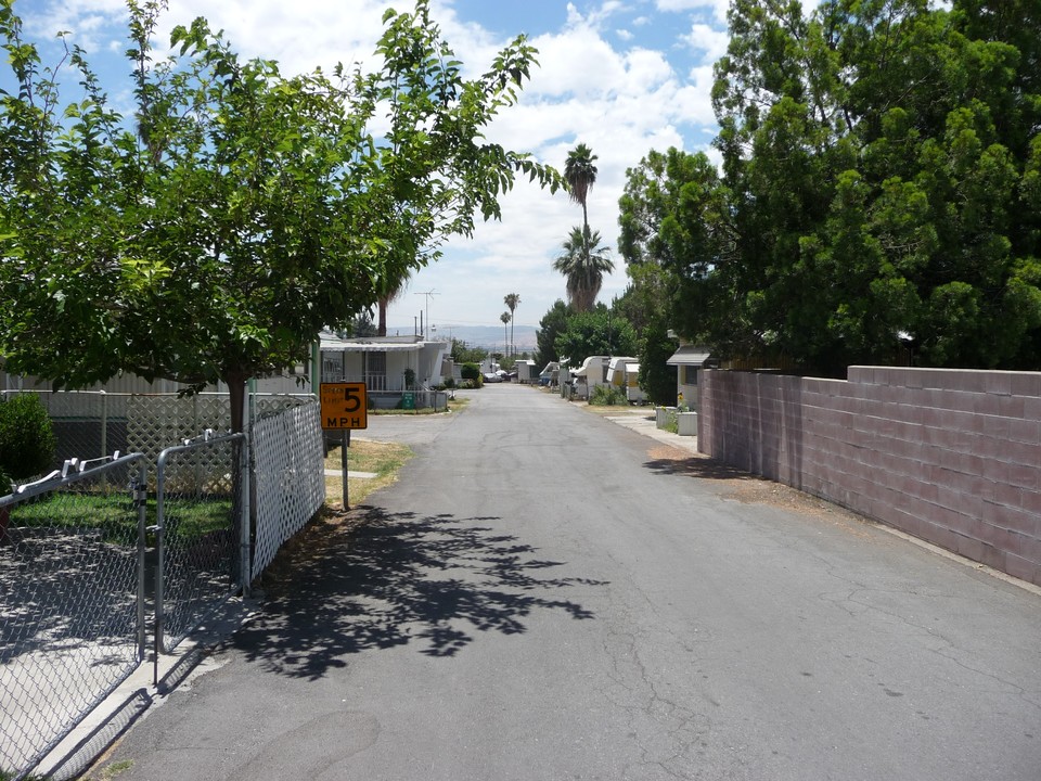 Palm Grove Trailer Park in Highland, CA - Building Photo