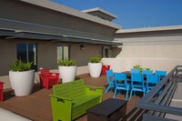 Patio - University Gateway Apartments in Los Angeles, California