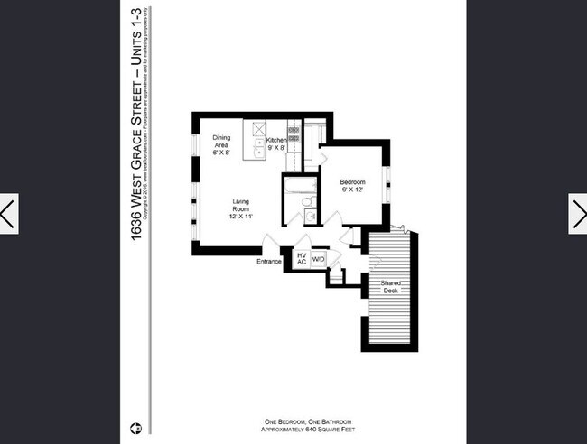 1636 W Grace St, Unit 1 in Chicago, IL - Building Photo - Building Photo