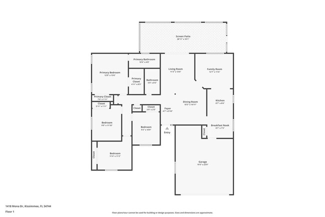 1418 Mona Dr in Kissimmee, FL - Building Photo - Building Photo
