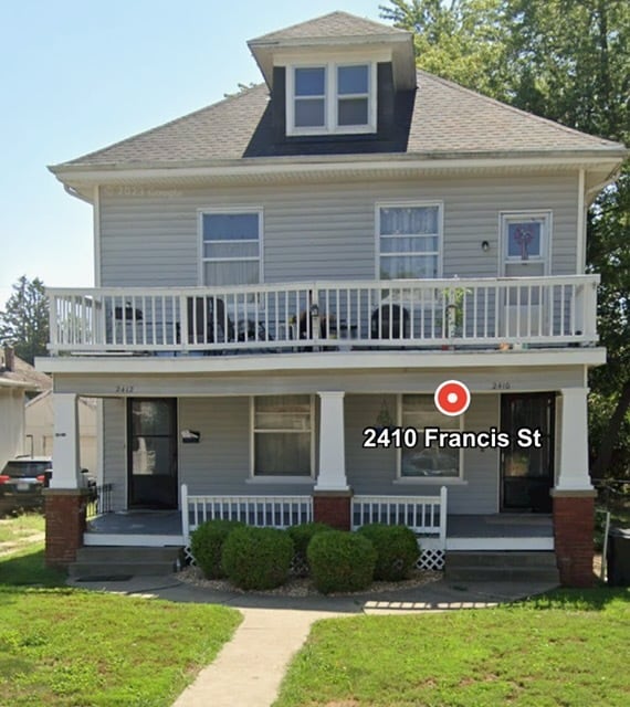 property at 2412 Francis St