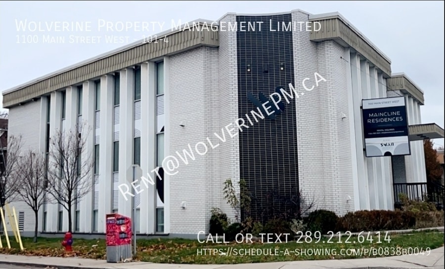 1100 Main St W in Hamilton, ON - Building Photo