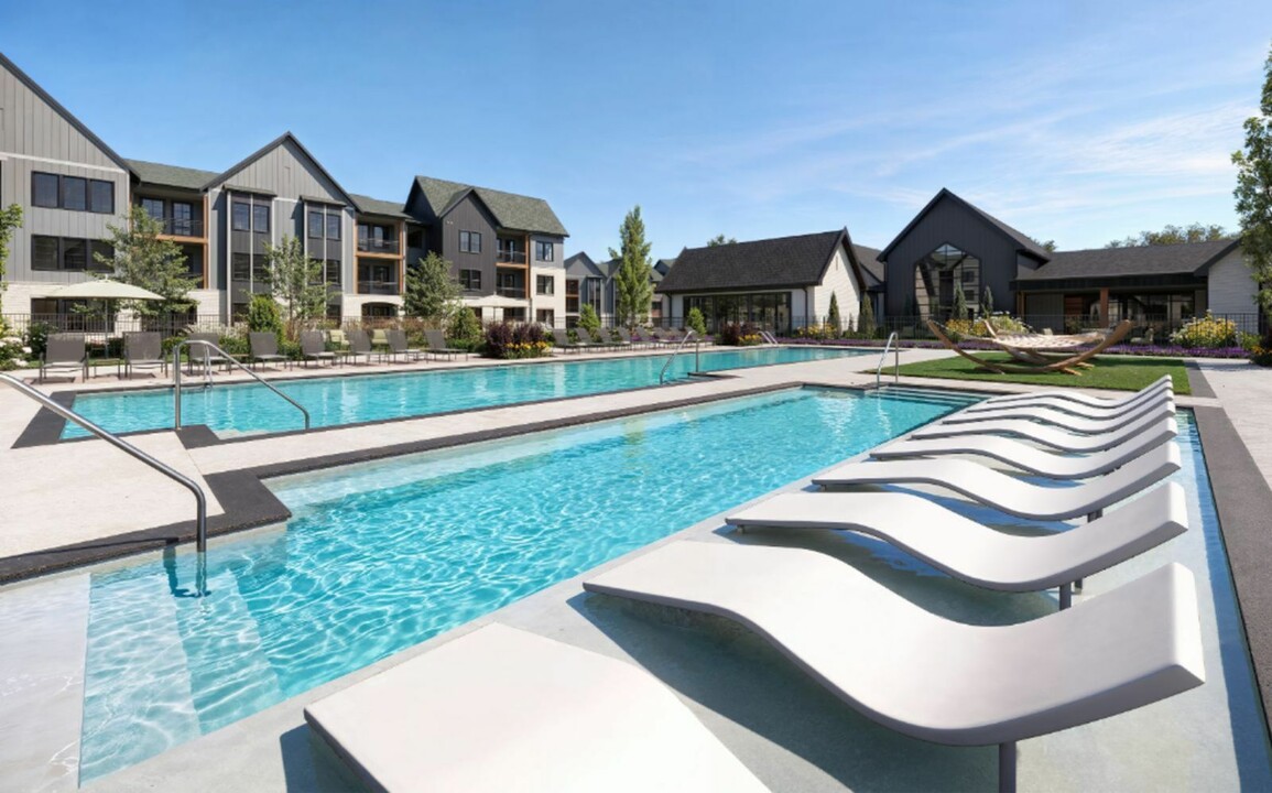 Farmhouse at Lantern Commons in Westfield, IN - Foto de edificio