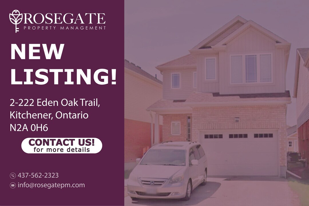 222 Eden Oak Trail in Kitchener, ON - Building Photo