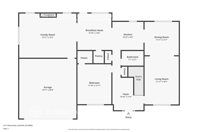 4111 Silvery Way in Snellville, GA - Foto de edificio - Building Photo