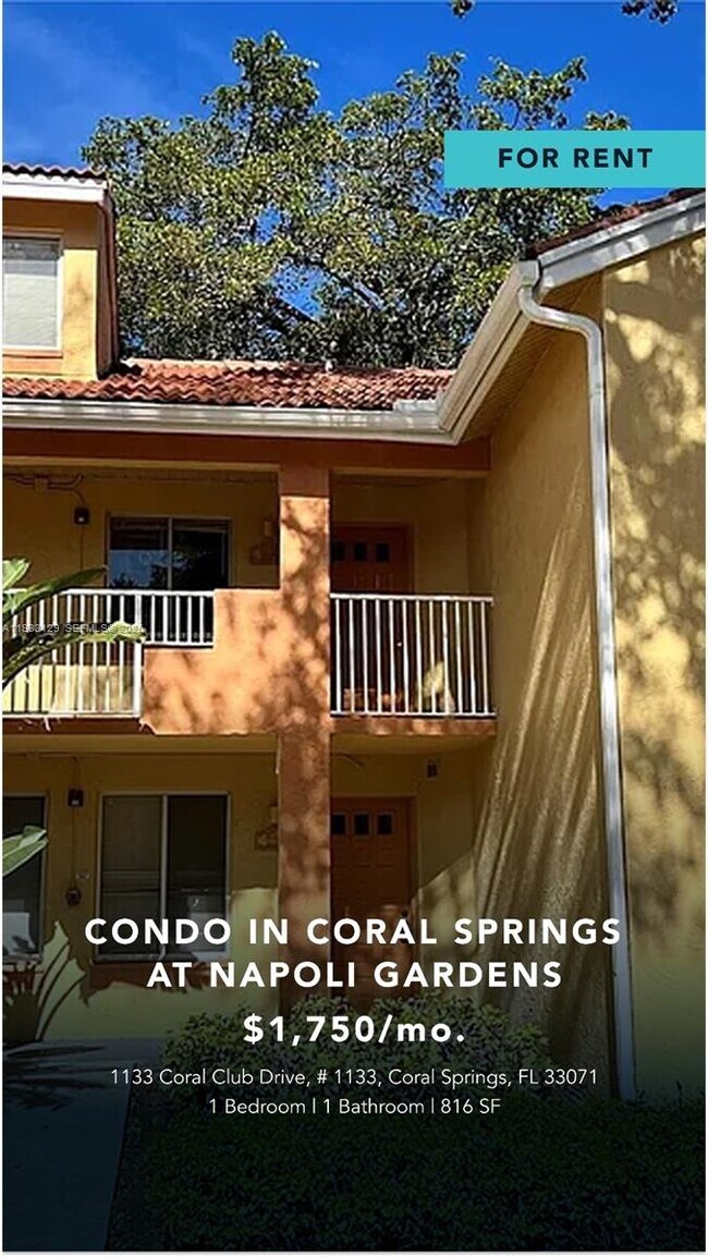 1133 Coral Club Dr in Coral Springs, FL - Building Photo - Building Photo