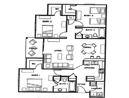 Crosswinds Apartments in Fort Walton Beach, FL - Foto de edificio - Building Photo