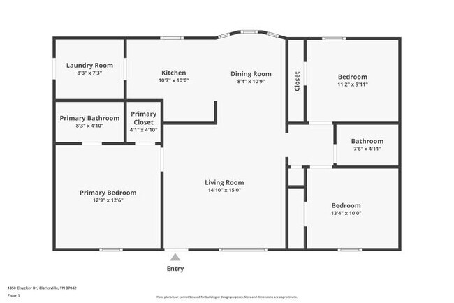 1350 Chucker Dr in Clarksville, TN - Foto de edificio - Building Photo