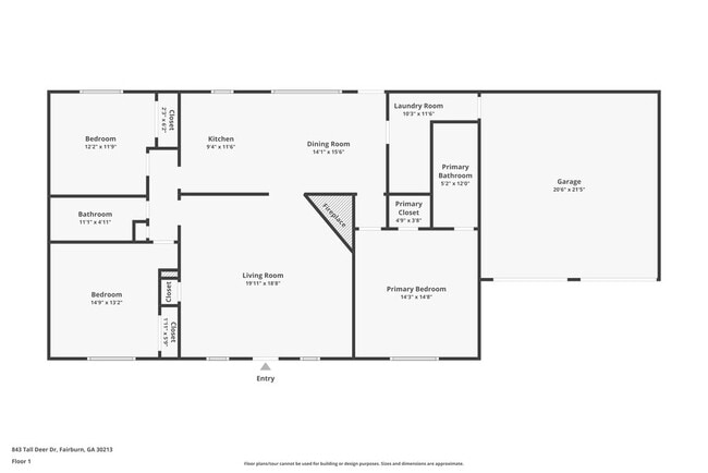 843 Tall Deer Dr in Fairburn, GA - Foto de edificio - Building Photo