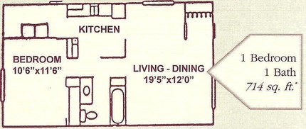 Village Townhouses Cooperative in Lansing, MI - Building Photo - Floor Plan