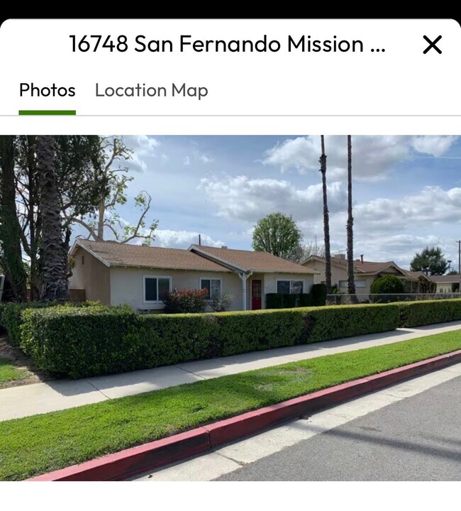 property at 16748 San Fernando Mission Blvd