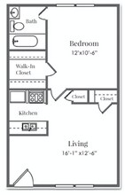 University Place in Denton, TX - Foto de edificio - Floor Plan