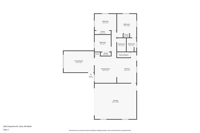 2437 Grapevine Cir in Stow, OH - Foto de edificio - Building Photo