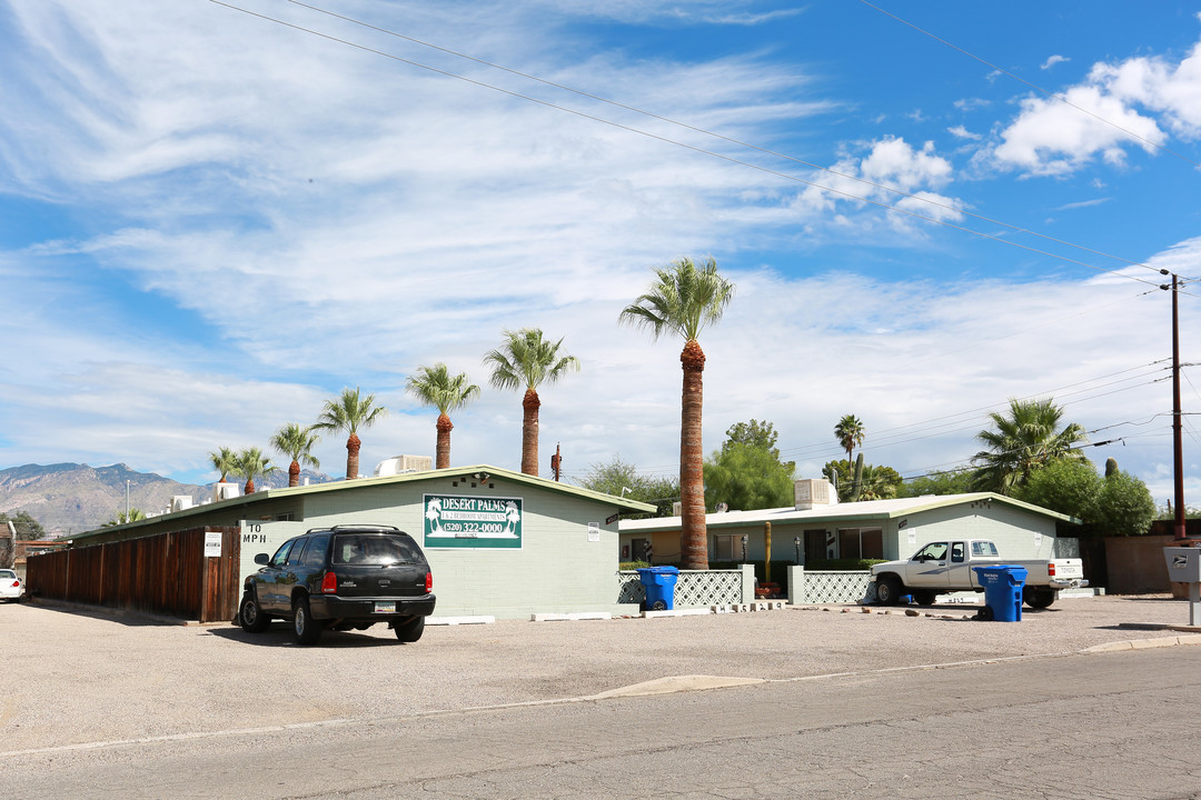 Desert palms in Tucson, AZ - Building Photo