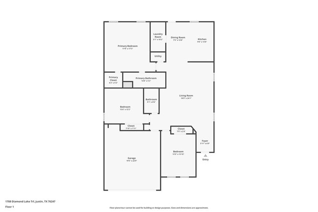 1708 Diamond Lake Trail in Justin, TX - Building Photo - Building Photo