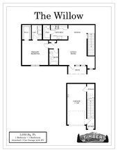 The Timbers II in Spokane, WA - Foto de edificio - Floor Plan