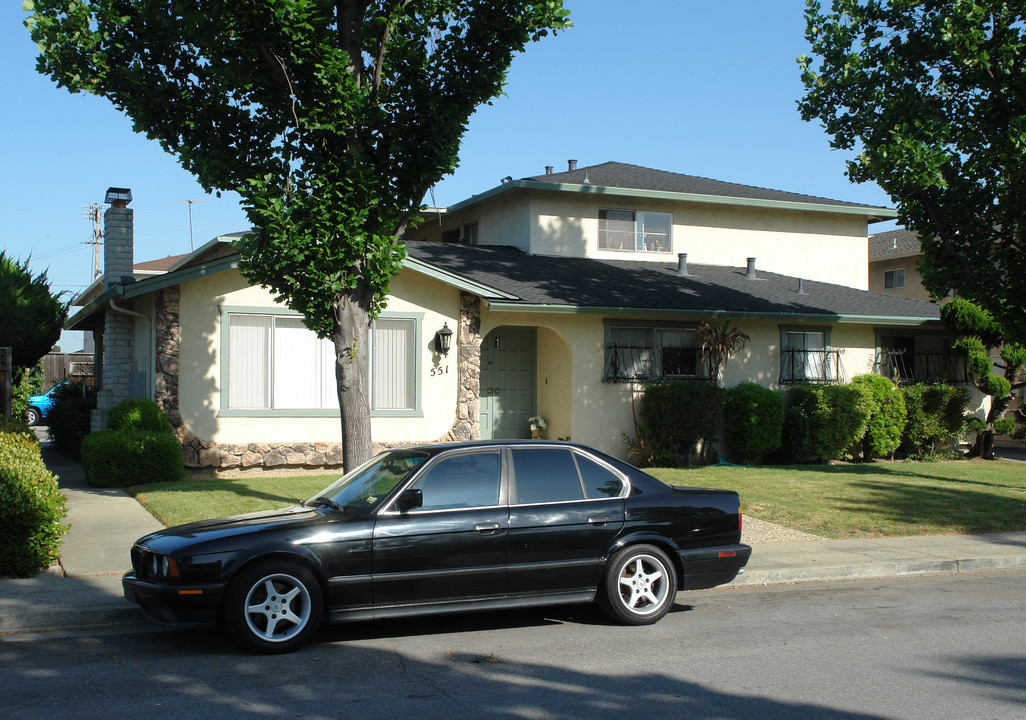 551 Firloch Ave in Sunnyvale, CA - Building Photo