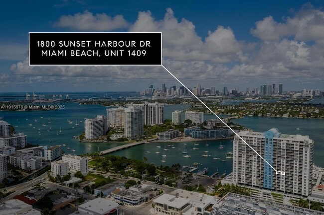 1800 Sunset Harbour Dr, Unit 1409 in Miami Beach, FL - Foto de edificio - Building Photo