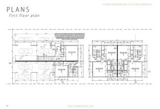 961 N St Andrews Pl in Los Angeles, CA - Foto de edificio - Floor Plan