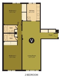 Fiesta Apartments in Brooklyn, NY - Foto de edificio - Floor Plan