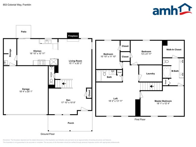 853 Colonial Way in Franklin, IN - Building Photo - Building Photo