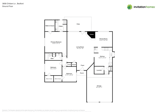 3608 Chittam Ln in Bedford, TX - Foto de edificio - Building Photo