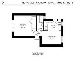 626 W Arlington Pl, Unit 11 in Chicago, IL - Building Photo - Building Photo