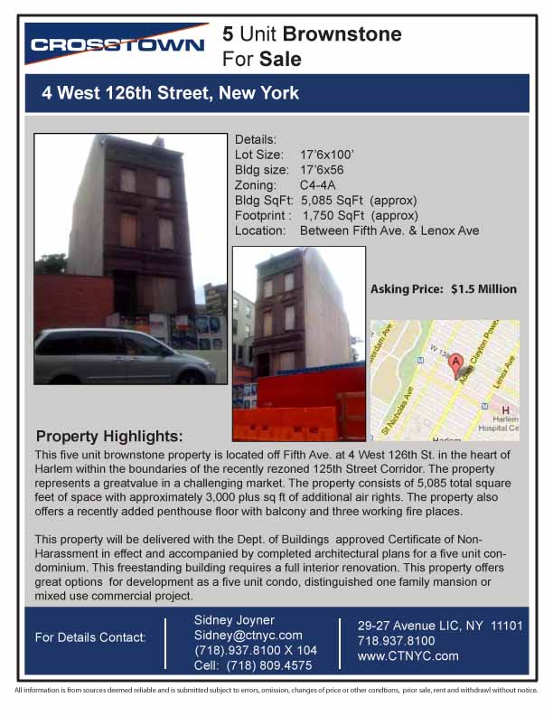 4 W 126th St in New York, NY - Building Photo - Other