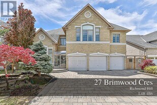 27 Brimwood Crescent in Richmond Hill, ON - Building Photo