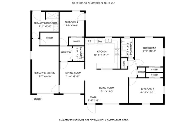 10849 60th Ave N in Seminole, FL - Foto de edificio - Building Photo