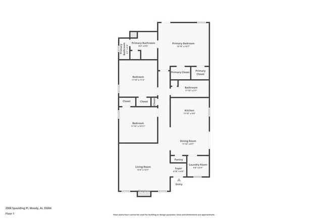 2008 Spaulding Pl in Moody, AL - Foto de edificio - Building Photo