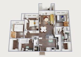 The Meadow in Austin, TX - Foto de edificio - Floor Plan