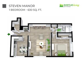 Steven Manor in Edmonton, AB - Building Photo - Floor Plan