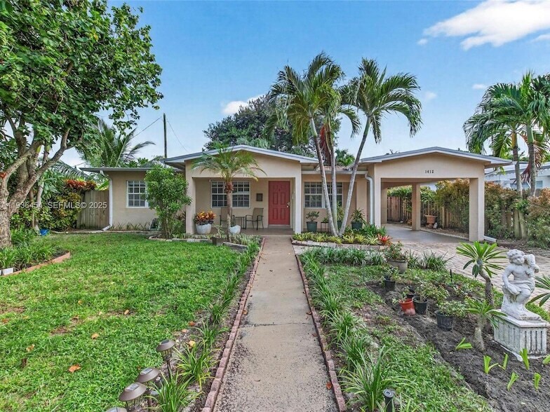 1412 NE 14th Pl in Fort Lauderdale, FL - Foto de edificio