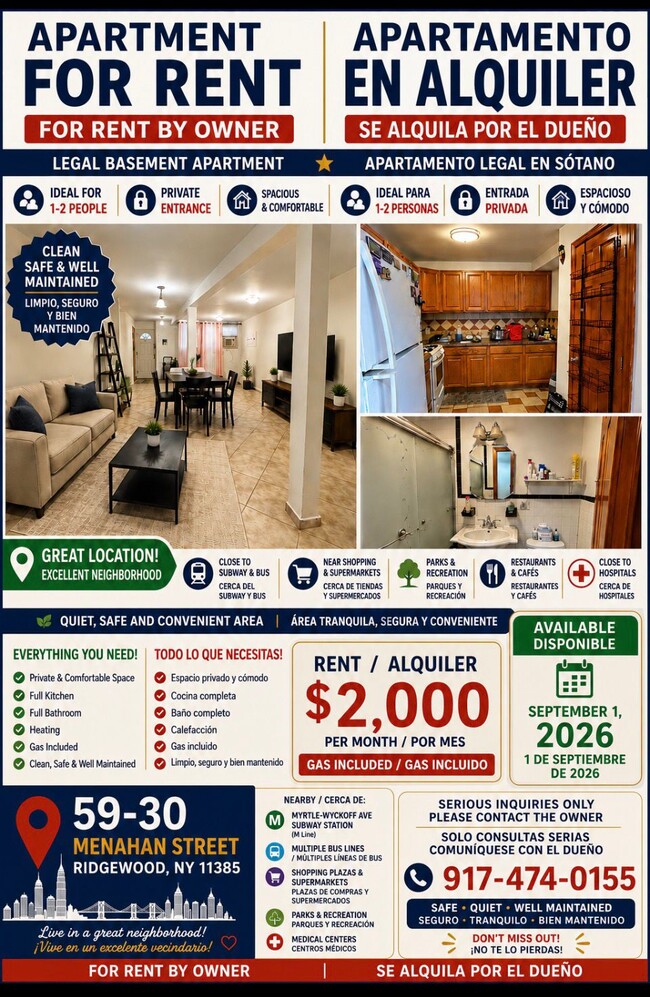 5930 Menahan St, Unit Basement Apartment (Legal)