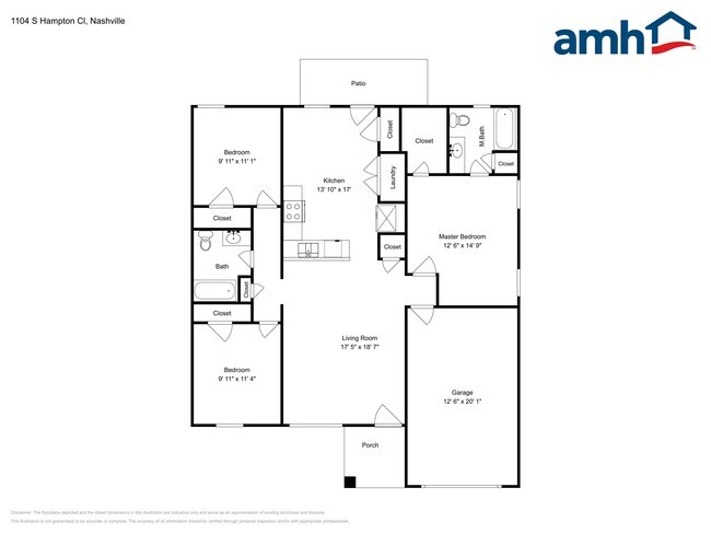 1104 S Hampton Close in Antioch, TN - Building Photo - Building Photo