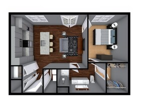 The Apartments at 1st on Main in Carmel, IN - Building Photo - Floor Plan