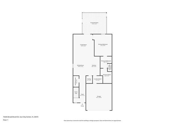 15425 Broad Brush Dr in Sun City Center, FL - Foto de edificio - Building Photo