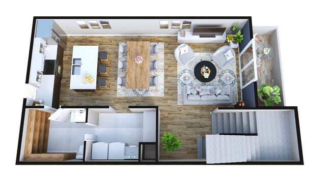 Bradbury Luxury Townhomes in Boise, ID - Foto de edificio - Floor Plan