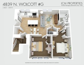 4840 N Wolcott Ave, Unit GDN in Chicago, IL - Building Photo - Building Photo