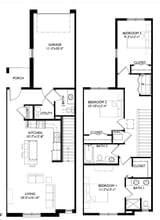 Main Street Townhomes in Oregon, WI - Foto de edificio - Floor Plan