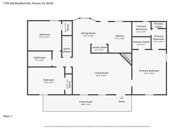 7725 Old Bradford Rd in Pinson, AL - Building Photo - Building Photo