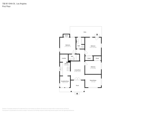 758 W 104th St in Los Angeles, CA - Foto de edificio - Building Photo