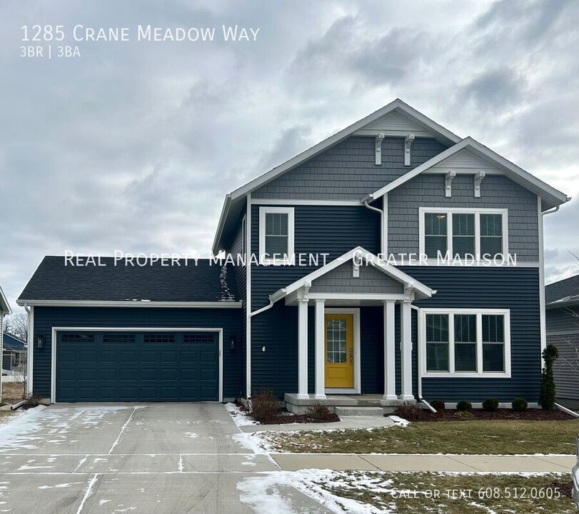 1285 Crane Meadow Way in Sun Prairie, WI - Foto de edificio