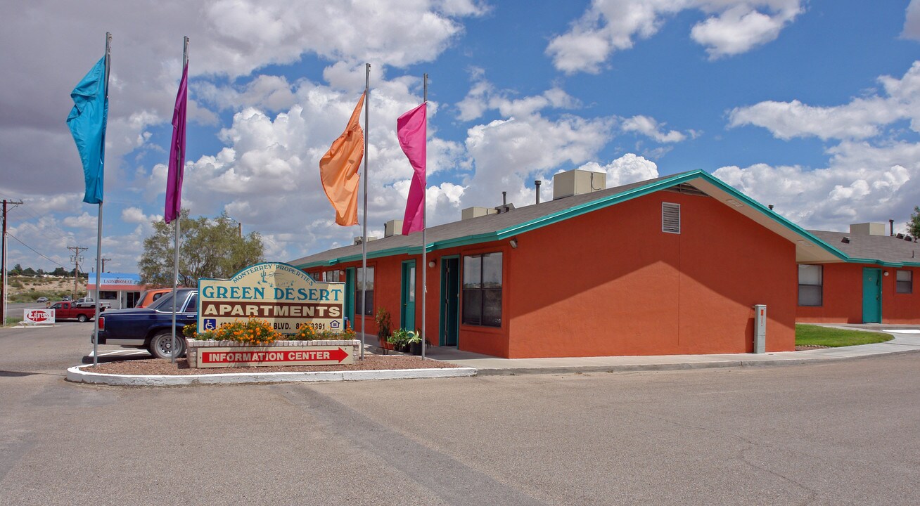 Green Desert Apartments in El Paso, TX - Building Photo