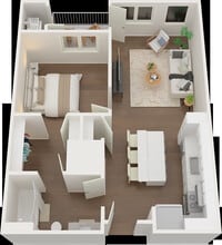 Pinyon Apartments in Reno, NV - Foto de edificio - Floor Plan