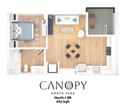 Canopy North Park in San Diego, CA - Foto de edificio - Floor Plan