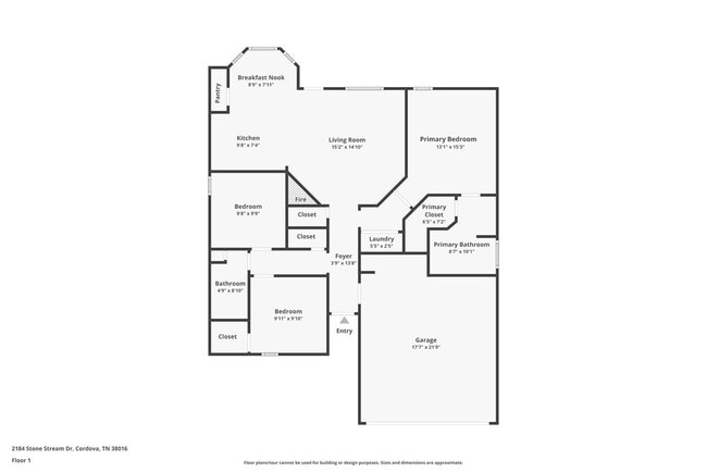 2184 Stone Stream Dr in Memphis, TN - Foto de edificio - Building Photo