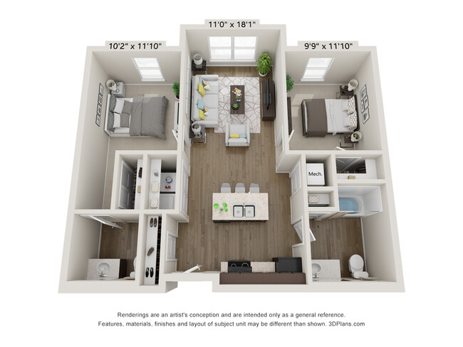 Portsmouth Senior Lofts in Portsmouth, OH - Foto de edificio - Floor Plan